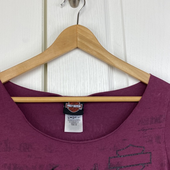 Harley Davidson Motor City, Michigan Bling Short sleeve Tee - Picture 6 of 7